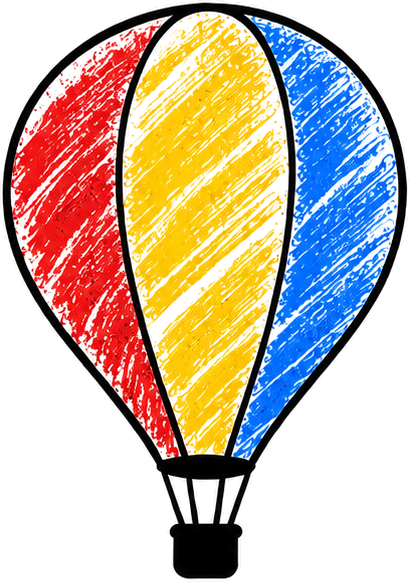 Balão colorido da VDigitals Lab